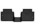 50851 Second Row X-act Contour Series Molded Floor Liner, Black Made of Rubberized/Thermoplastic