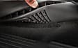 2006 Acura RSX - Front Row Flat Floor Mat, May Require Trimming For Correct Fit/Trim Guides Molded In Mat, Black, Made of Rubberized/Thermoplastic, Heavy Duty Series
