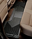 2008 Chevrolet Uplander - Front Flat Floor Mat, Mini Cargo Van, Black, Made of Rubberized/Thermoplastic, Heavy Duty Series