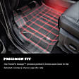 2024 Hyundai Elantra - Second Row Molded Floor Liner, Sedan, Black, Made of Rubberized Thermoplastic Elastomer, X-act Contour Series