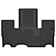 51361 Third Row X-act Contour Series Molded Floor Liner, Black Made of Rubberized Thermoplastic Elastomer
