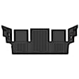 51881 Third Row X-act Contour Series Molded Floor Liner, Black Made of Rubberized Thermoplastic Elastomer