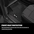 51881 Third Row X-act Contour Series Molded Floor Liner, Black Made of Rubberized Thermoplastic Elastomer