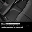51881 Third Row X-act Contour Series Molded Floor Liner, Black Made of Rubberized Thermoplastic Elastomer