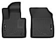 52091 Front Row X-act Contour Series Molded Floor Liner, Black Made of Rubberized/Thermoplastic