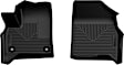 52571 Front Row X-act Contour Series Molded Floor Liner, Black Made of Thermoplastic