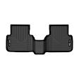 53081 Second Row X-act Contour Series Molded Floor Liner, Black Made of Rubberized Thermoplastic Elastomer