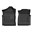 53091 Front Row X-act Contour Series Molded Floor Liner, Black Made of Rubberized Thermoplastic Elastomer