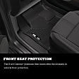 53111 Front Row X-act Contour Series Molded Floor Liner, Black Made of Rubberized/Thermoplastic