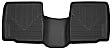 53431 Second Row X-act Contour Series Molded Floor Liner, Black Made of Rubberized/Thermoplastic