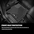 53491 Second Row X-act Contour Series Molded Floor Liner, Black Made of Rubberized/Thermoplastic