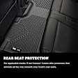 53491 Second Row X-act Contour Series Molded Floor Liner, Black Made of Rubberized/Thermoplastic