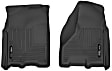2019 Ram 1500 Classic - X-act Contour Series, Black, Front Row, Molded Floor Liner, Crew Cab Pickup, Automatic Transmission, Made of Rubberized/Thermoplastic