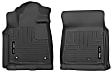 53711 Front Row X-act Contour Series Molded Floor Liner, Black Made of Rubberized/Thermoplastic