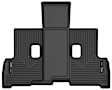54151 Third Row X-act Contour Series Molded Floor Liner, Black Made of Thermoplastic