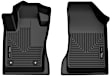 54171 Front Row X-act Contour Series Molded Floor Liner, Black Made of Thermoplastic