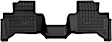 54491 Second Row X-act Contour Series Molded Floor Liner, Black Made of Thermoplastic