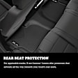 54491 Second Row X-act Contour Series Molded Floor Liner, Black Made of Thermoplastic