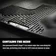 54901 Front Row X-act Contour Series Molded Floor Liner, Black Made of Rubberized Thermoplastic Elastomer