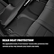 55221 Third Row X-act Contour Series Molded Floor Liner, Black Made of Rubberized/Thermoplastic