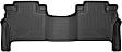 55461 Second Row X-act Contour Series Molded Floor Liner, Black Made of Rubberized/Thermoplastic
