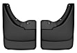 2003 Dodge Durango - Front, Driver and Passenger Side Mud Flaps, Models With Factory Wheel Well Flare, With Factory Fender Flare, Vehicle Has Oe Fender Flare, Black, Plastic
