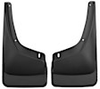 2003 Chevrolet Silverado 1500 HD - Front, Driver and Passenger Side Mud Flaps, Without Fender Flare, Used With Single or Dual Rear Wheel (Dually) Models, Vehicle Does Not Have Fender Flare, Black, Plastic