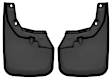 2023 Toyota Tacoma - Front, Driver and Passenger Side Mud Flaps, Vehicle Has Oe Fender Flare, Black, Plastic