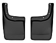 57411 Rear, Driver and Passenger Side Mud Flaps, Black, Plastic, Custom Fit Series