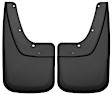 57891 Rear, Driver and Passenger Side Mud Flaps, Black, Plastic, Custom Fit Series