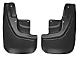 2021 Jeep Grand Cherokee - Front, Driver and Passenger Side Mud Flaps, With Wheel Lip Trim, Factory Wheel Lip Trim, Black, Plastic