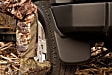 2022 Chevrolet Suburban - Front and Rear, Driver and Passenger Side Mud Flaps, Without 22 in. Tires, Vehicle Does Not Have Power Deploying Running Boards, Black, Thermoplastic