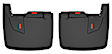 59071 Rear, Driver and Passenger Side Mud Flaps, Black, Thermoplastic, Mud Guards Series