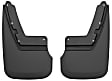 59221 Rear, Driver and Passenger Side Mud Flaps, Black, Plastic, Custom Fit Series