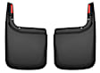 2018 Ford F-250 Super Duty - Rear, Driver and Passenger Side Mud Flaps, For Models Without Factory Fender Flare, Vehicle Does Not Have Ford OEM Fender Flare, Black, Plastic