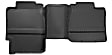 61101 Second Row Classic Style Series Molded Floor Liner, Black Made of Rubberized Thermoplastic Elastomer