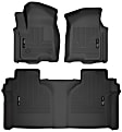94021 Front and Rear Weatherbeater Series Molded Floor Liner, Black Made of Thermoplastic