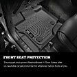 94041 Front and Second Row Weatherbeater Series Molded Floor Liner, Black Made of Thermoplastic