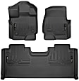 94051 Front and Rear Weatherbeater Series Molded Floor Liner, Black Made of Thermoplastic