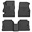95041 Front and Rear Weatherbeater Series Molded Floor Liner, Black Made of Thermoplastic