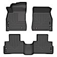 95061 Front and Rear Weatherbeater Series Molded Floor Liner, Black Made of Thermoplastic