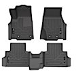 95141 Front and Rear Weatherbeater Series Molded Floor Liner, Black Made of Thermoplastic