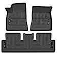 95301 Front and Rear Weatherbeater Series Molded Floor Liner, Black Made of Thermoplastic