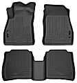 2018 Nissan Sentra - Weatherbeater Series, Black, Front and Rear, Molded Floor Liner, Sedan, Made of Thermoplastic