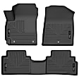 95671 Front and Rear Weatherbeater Series Molded Floor Liner, Black Made of Thermoplastic