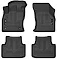 95831 Front and Second Row Weatherbeater Series Molded Floor Liner, Black Made of Thermoplastic