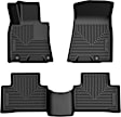 96911 Front and Rear Weatherbeater Series Molded Floor Liner, Black Made of Thermoplastic