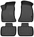 98061 Front and Rear Weatherbeater Series Molded Floor Liner, Black Made of Thermoplastic