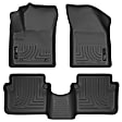 98091 Front and Rear Weatherbeater Series Molded Floor Liner, Black Made of Thermoplastic