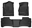 98231 Front and Rear Weatherbeater Series Molded Floor Liner, Black Made of Thermoplastic